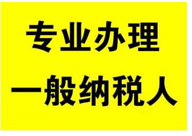 广州代办申请一般纳税人